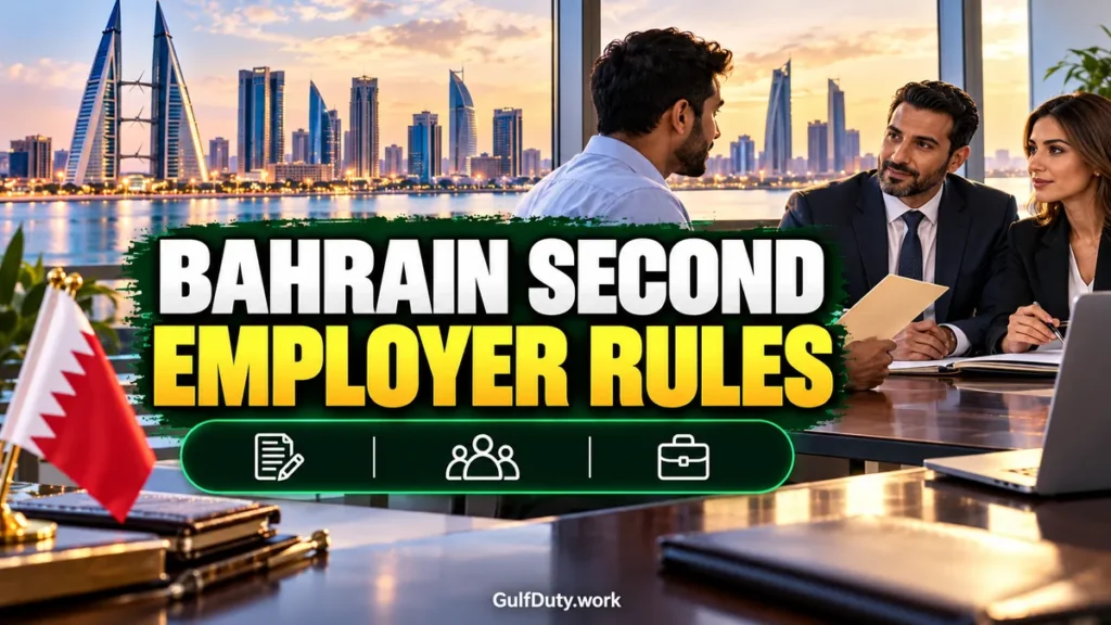 Bahrain LMRA decision allowing foreign workers to work for a second employer for up to three months