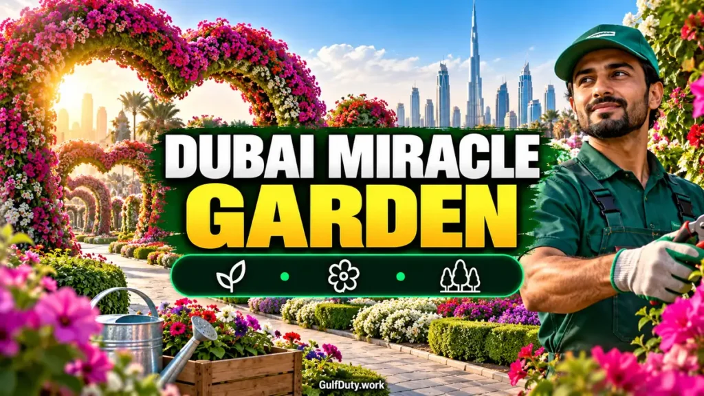 Dubai Miracle Garden season 15 opening on 8 October 2026 with tickets and seasonal job openings